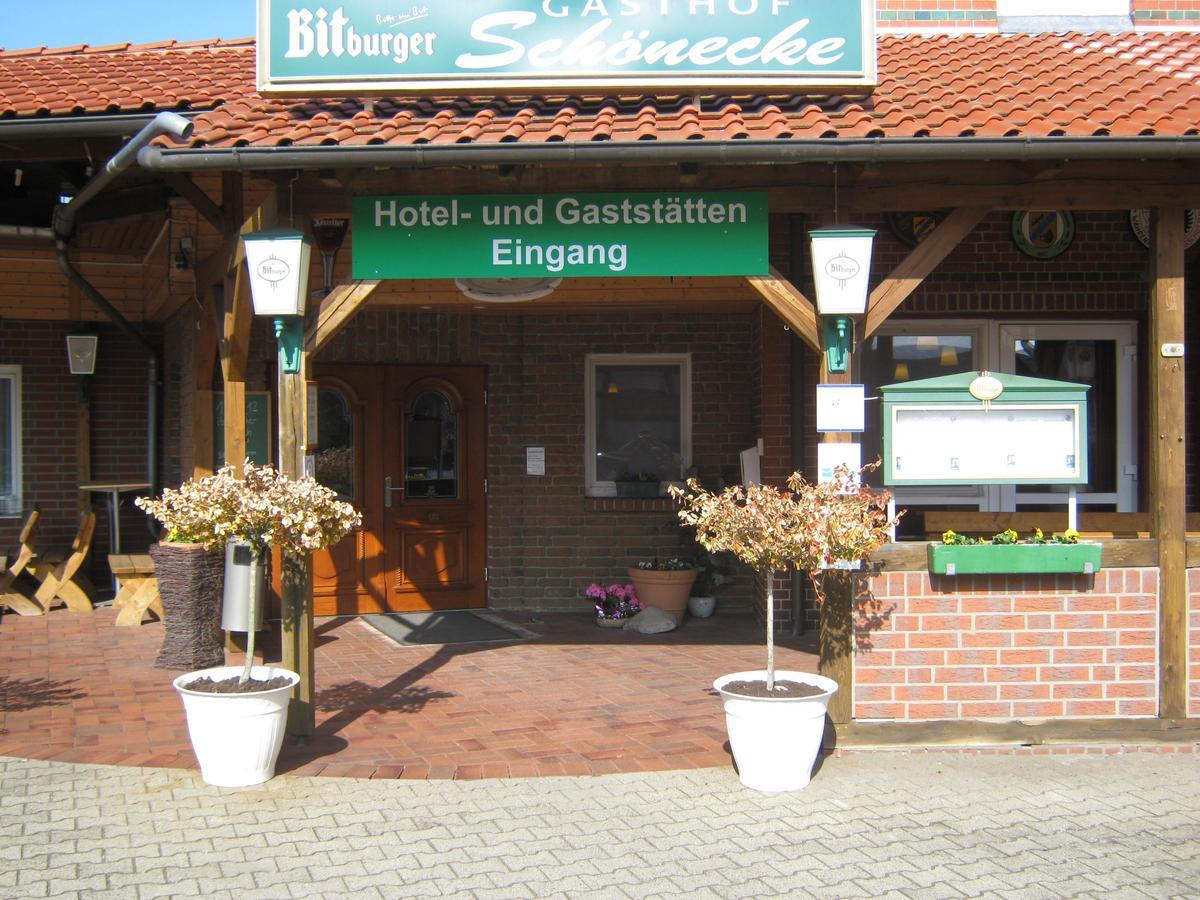 Landgasthof Schönecke Wahrenholz Exteriör bild